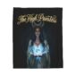 The High Priestess Tarot Blanket - Light of Intuition Velveteen Plush Throw