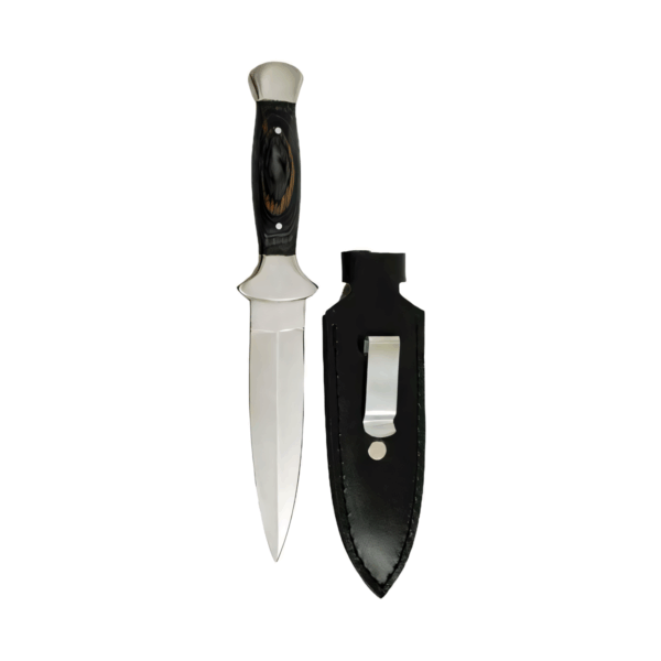 Black-Faux-Wooden-Handled-athame-9-RA288 Black Faux Wooden Handled athame 9"