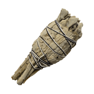 California White Sage smudge stick 4"