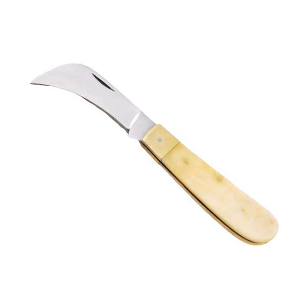 Folding-Boline-7-white-bone-RBOLM Folding Boline 7" white bone