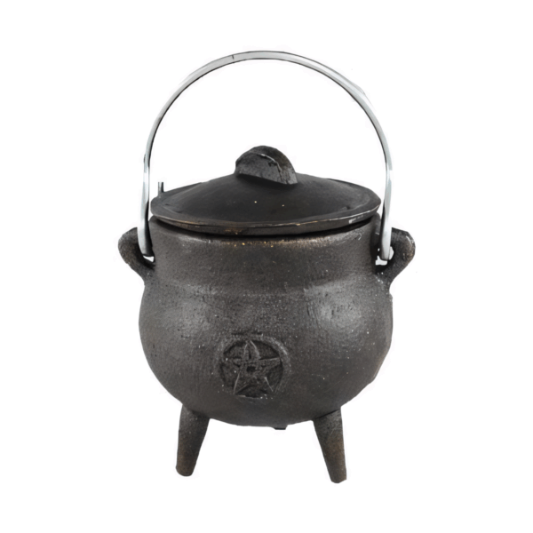 Pentagram-cast-iron-Cauldron-3-ICM3P Pentagram cast iron Cauldron 3"