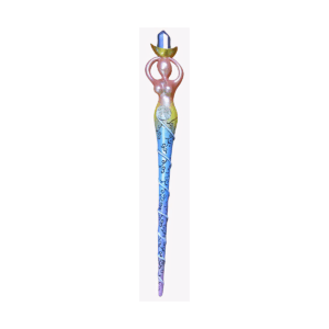 13 1/2" Spiral Goddess wand