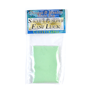 .5oz Fast Luck sachet powder consecrated