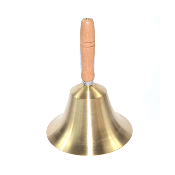 6-12-x-9-Brass-Hand-bell-FBABL03 6 1/2" x 9" Brass Hand bell