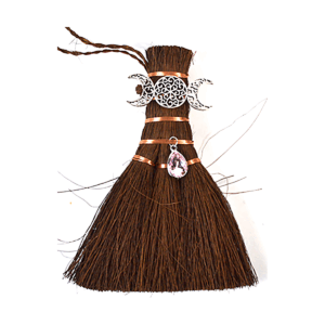 6" Triple Moon broom