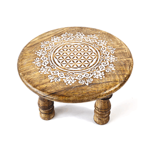 6"dia x 4" Flower of Life altar table