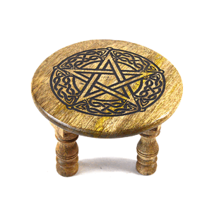 6"dia x 4" Pentagram altar table