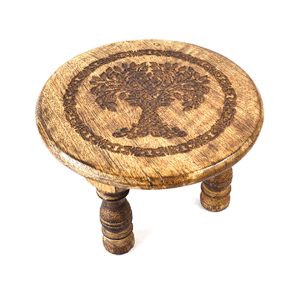 6"dia x 4" Tree of Life altar table