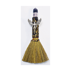 7 1/2" Angel W Crystal broom