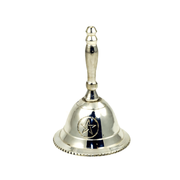 Altar-Bell-with-Pentagram-Design-2-12-FB105A Altar Bell with Pentagram Design 2 1/2"