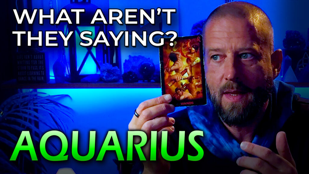 Aquarius December 2025 tarot love reading by Allen Hill of Unknown Truth Tarot.
