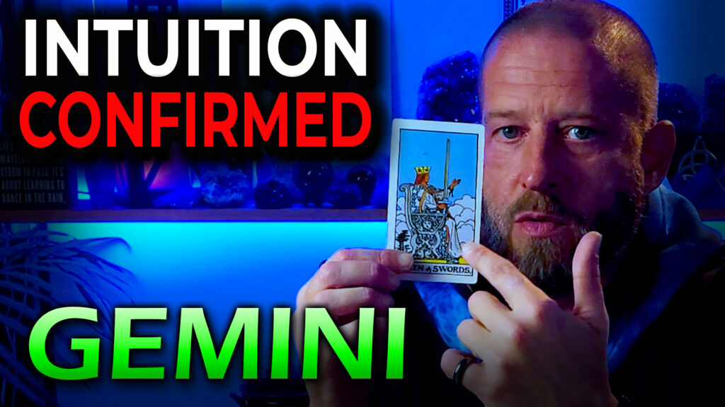 Gemini December 2025 tarot love reading by Allen Hill of Unknown Truth Tarot.