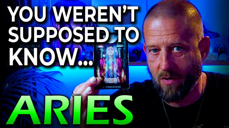 Aries December 2025 tarot love reading by Allen Hill of Unknown Truth Tarot.