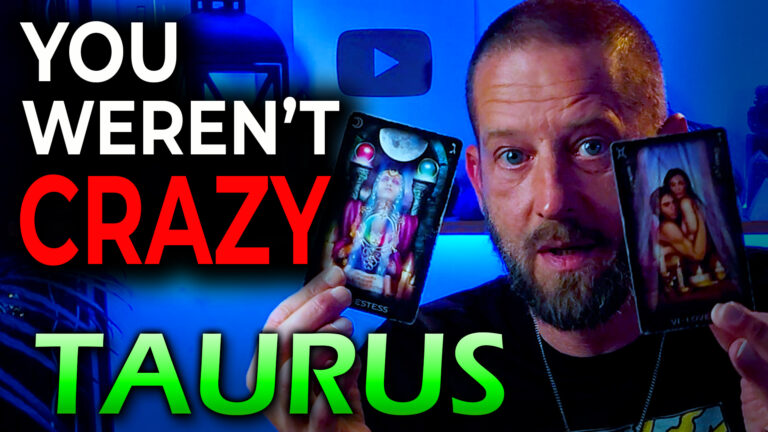 Taurus December 2025 tarot love reading by Allen Hill of Unknown Truth Tarot.