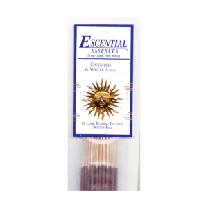 Cannabis & White Sage escential essences incense sticks 16 pack
