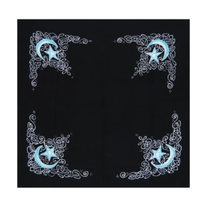 Celtic Moon altar cloth or scarf 36" x 36"