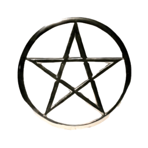 Cut-Out Pentagram altar tile 5 3/4"