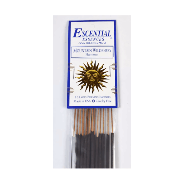 Mountain-Wildberry-essential-essences-incense-sticks-16-pack-ISMOUWM Mountain Wildberry essential essences incense sticks 16 pack