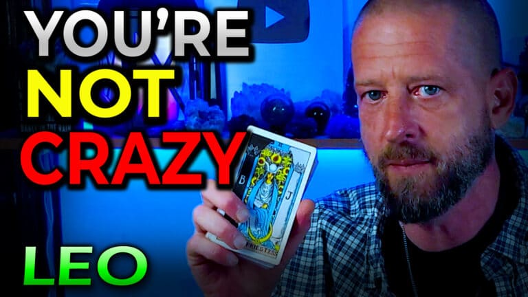 Leo April 2026 tarot love reading by Allen Hill of Unknown Truth Tarot.