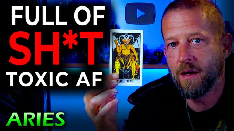 Aries April 2026 tarot love reading by Allen Hill of Unknown Truth Tarot.